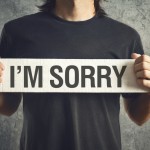 I am sorry message
